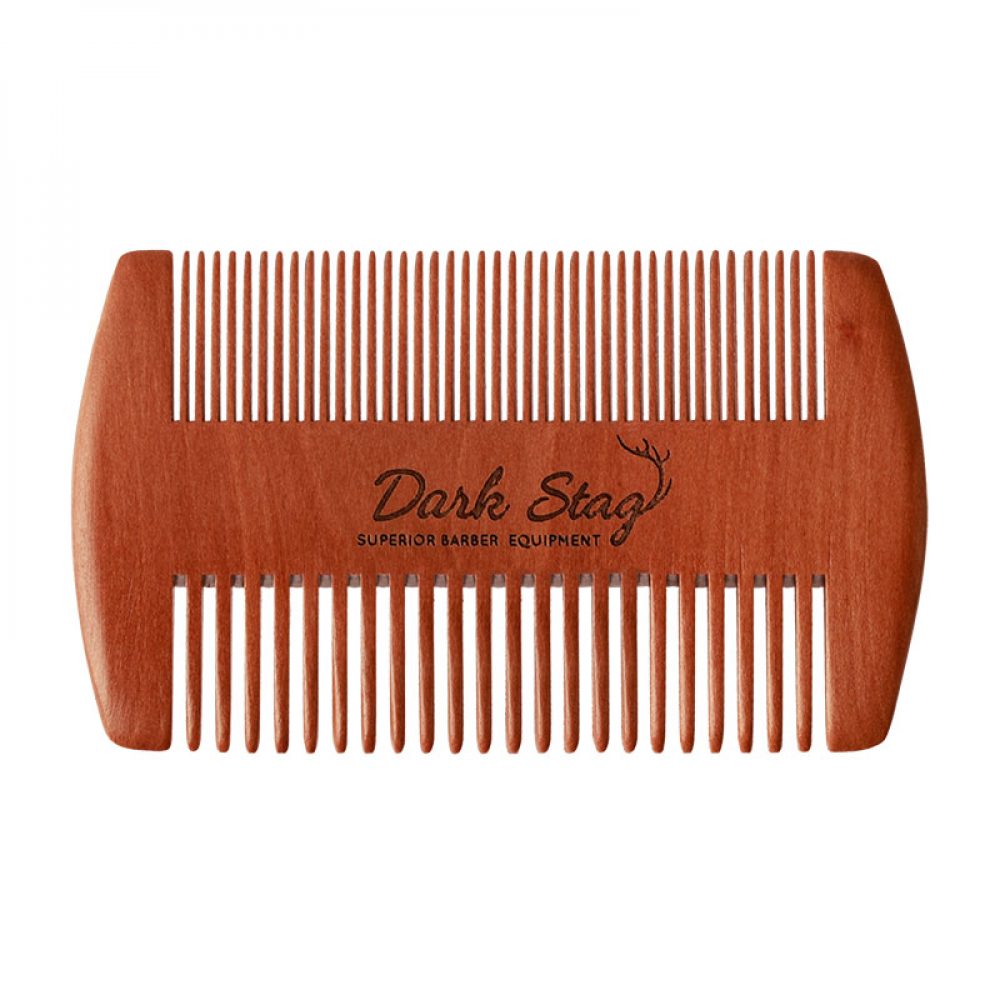 Dark Stag Walnut Wood Beard Comb