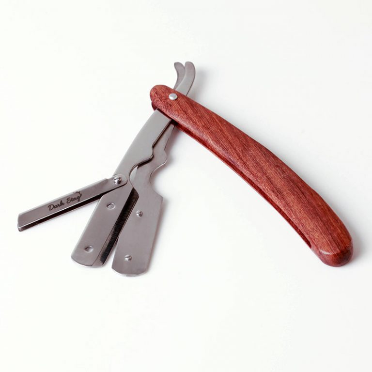 Product Spotlight Straight Replaceable Blade Razor Dark Stag