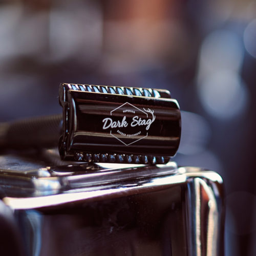 SR+ Safety Razor - Shaving | Dark Stag