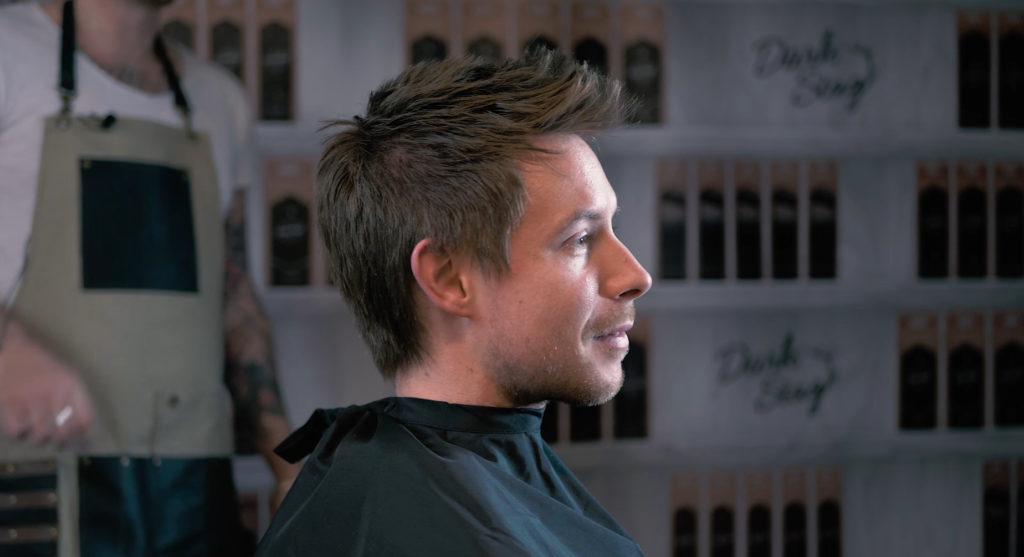 How to cut and style a Modern Textured Quiff - Dark Stag