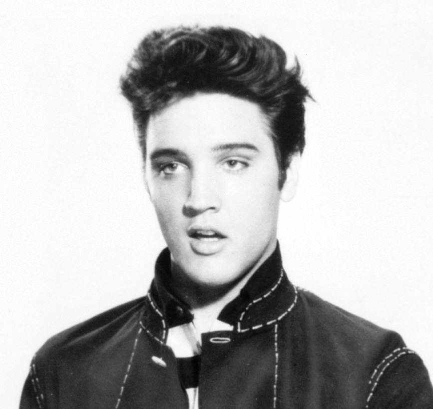 Elvis Presley rocking the quiff