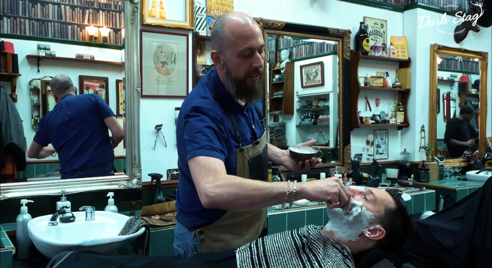 How To Give A Hot Towel Shave News Dark Stag