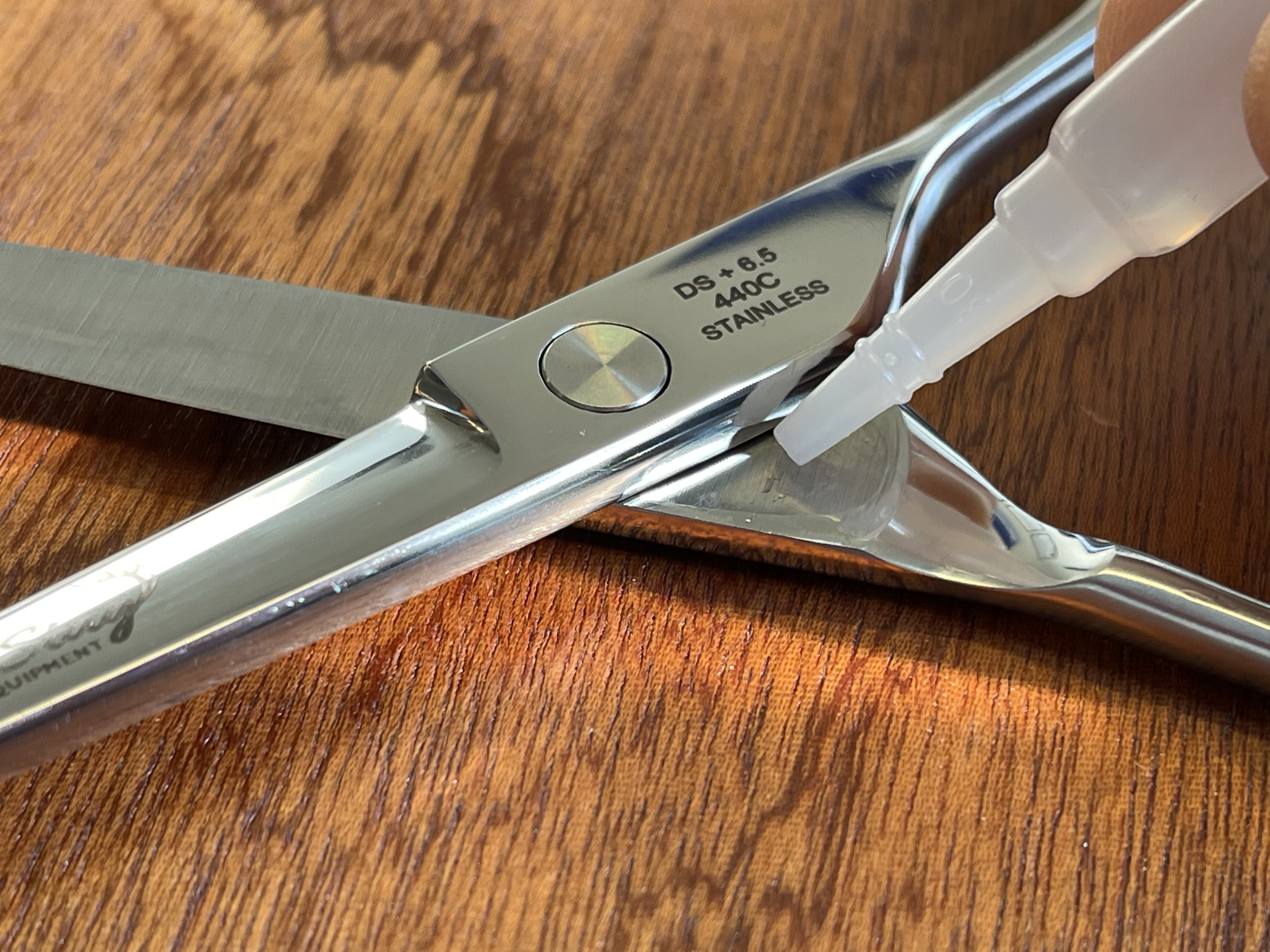 My fist time sharpening barber scissors